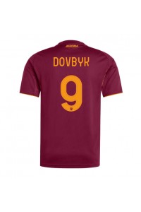AS Roma Artem Dovbyk #9 Voetbaltruitje Thuis tenue 2025-26 Korte Mouw